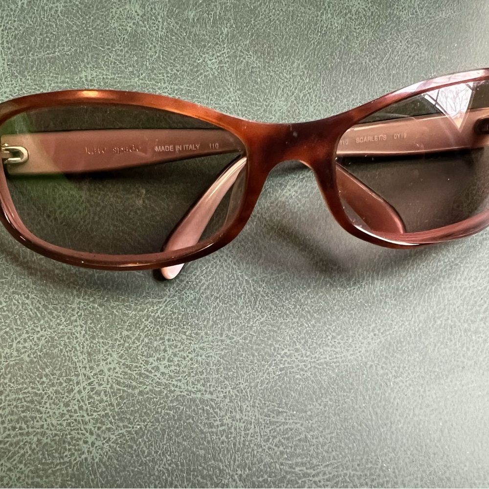 Kate Spade Tortoise Shell Sunglasses & case